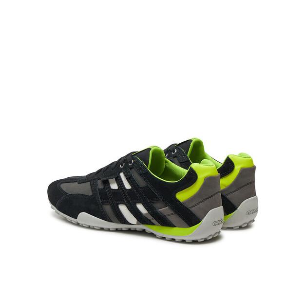 Men's Sneakers Geox Uomo Snake U4507a 022ek C9151 Black