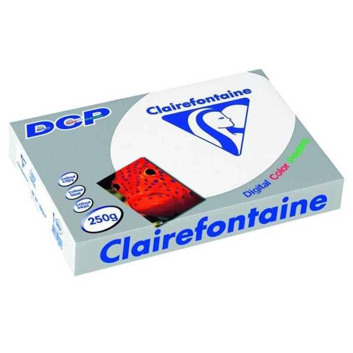 Ramette de papier - CLAIREFONTAINE - 1857 - A4 250g - 125 feuilles - Compatible laser et jet d'encre