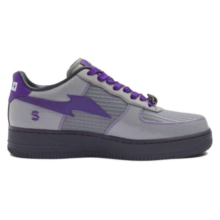 Nike RTFKT X Air Force 1 Low Robot Unisex Sneakers Grey Particle-Grey Court-Purple FQ3955-001