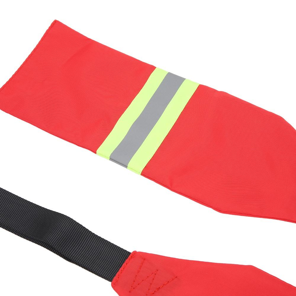 2PCS Oxford Fabric Kayak Warning Flag High Visibility Kayak Travel Flag Water Sports