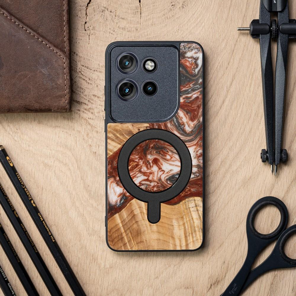 Bewood Unique case for Motorola Edge 50 Neo - Planets - Venus with MagSafe