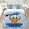 3pcs Donald Duck Theme Printed Bedding Set, Soft and Comfortable Quilt Cover for Bedroom, Guest Room (1 Duvet Cover + 2 Pillowcases, Pillow