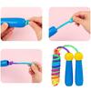 Jump Rope, Cotton Kid Jump Rope with Wood Handle Adjustable Length Skipping Rope
