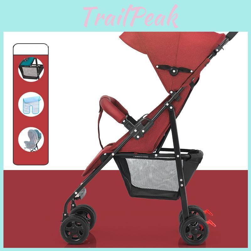 Легкая Складная Детская Коляска Компактный Дизайн-Зонтик Идеально Подходит Для Летних Путешествий