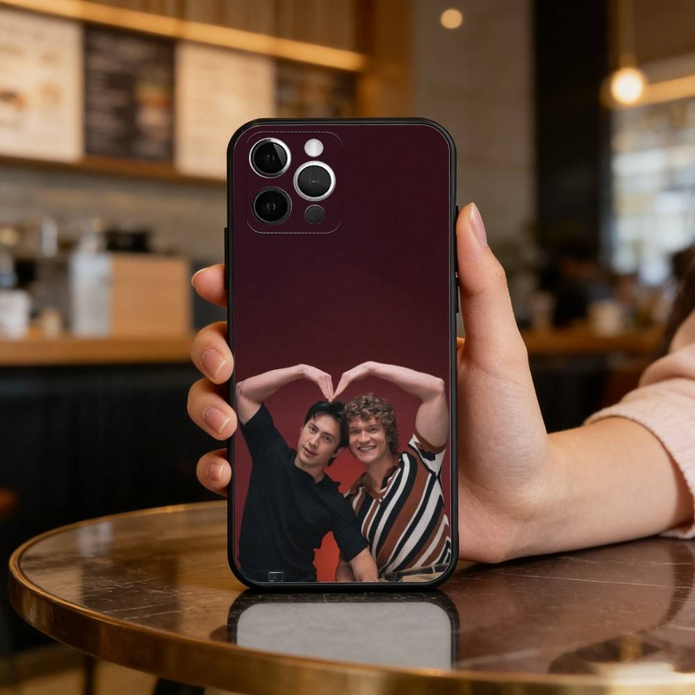 Hudson Williams Shane Hollander Мягкий силиконовый черный чехол, Чехол для телефона для iPhone 17,16,15,14,13,12,11 Plus,Pro Max,XS