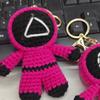 Handmade Wool Knitted Ornaments, Cute Positive Energy Funny Doll Ornaments