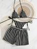New bikini European and American swimsuit three-piece shorts European and American beach suit women's straps