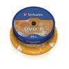 DVD-R VERBATIM - 120 Min - 16x - 4,7 Go - Scratch Résistant - Spindle De 25