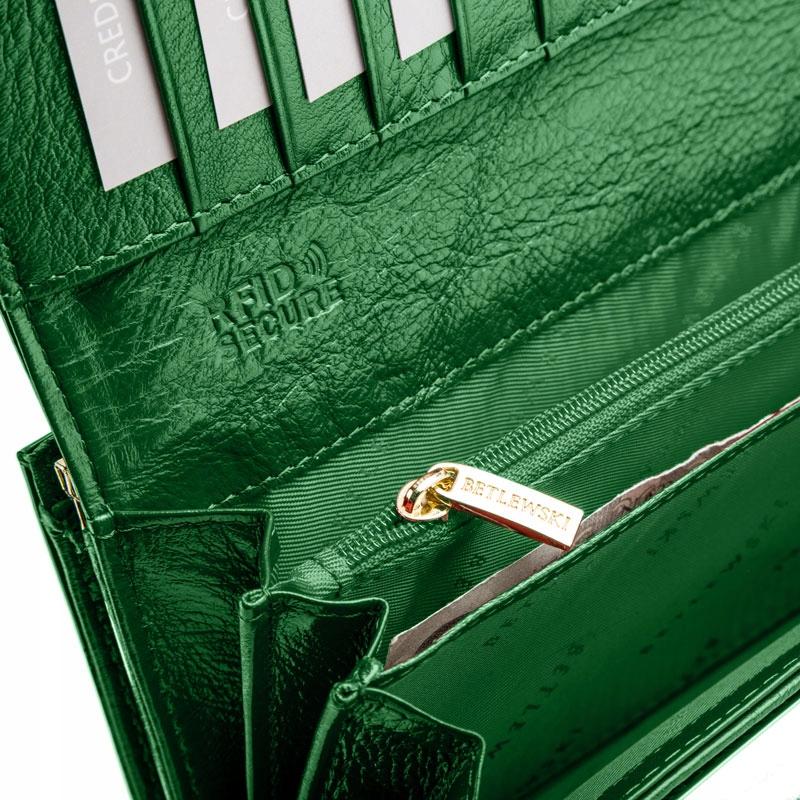 ZBPD-BS-72031 GREEN Women' Wallet ROYAL + CERTIFICATE