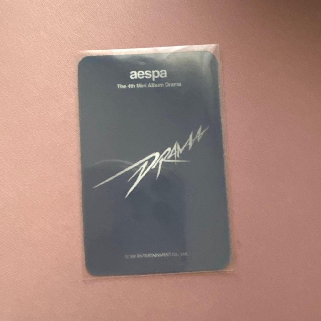 [Б/У] aespa драма apple music автограф-сессия Жизель торговая карта 12