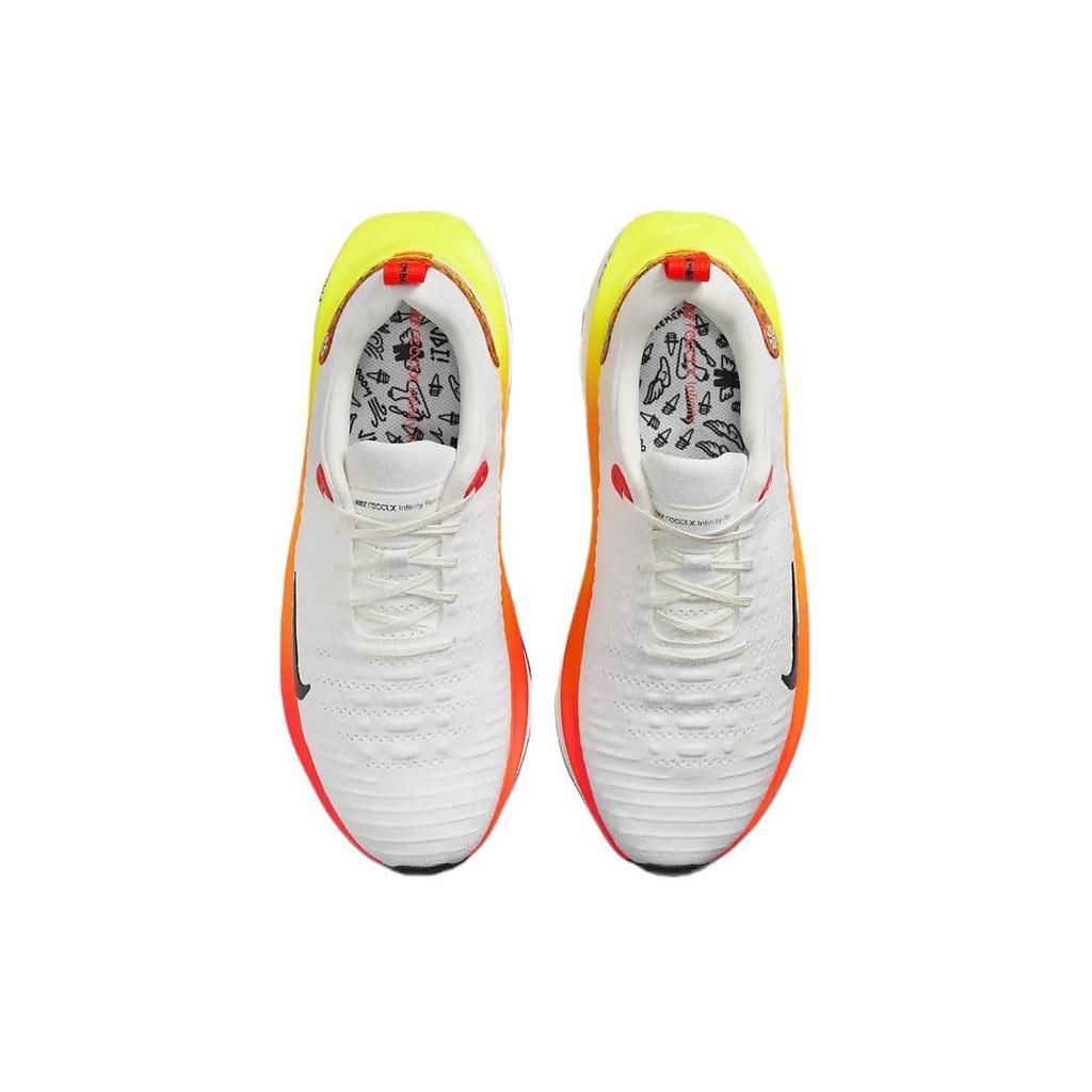 Nike ReactX Infinity Run 4 Wake Up Pack - Bright Crimson Men Sneakers White Total-Orange Black HF4916-100