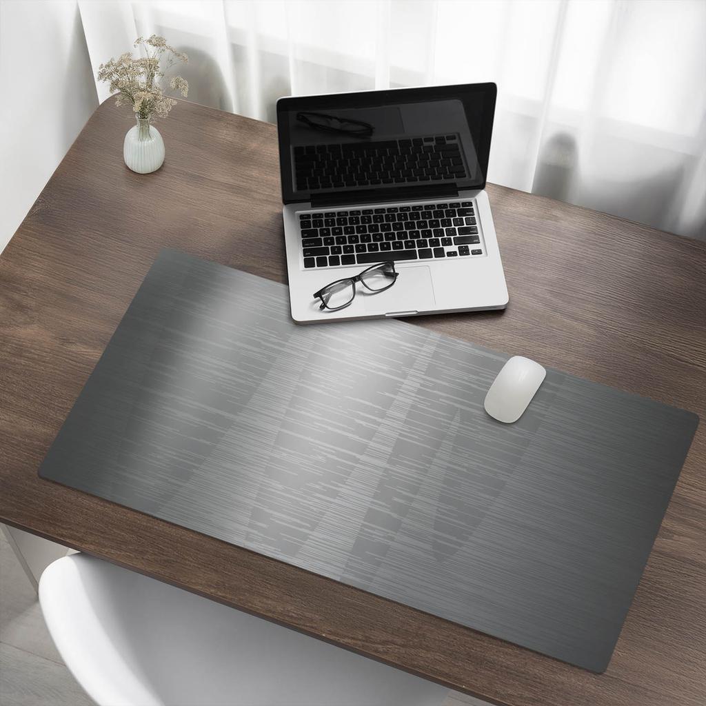 Protective Mat for Office Workplaces, Table Tops, Vertical Lines and Shadows, 100x50 cm
