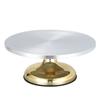 12Inch Pastry Turntable Cake Stand Aluminum Alloy Professional Rotating Tray and Accessories Decoration Tool Kitchen Dining &Bar