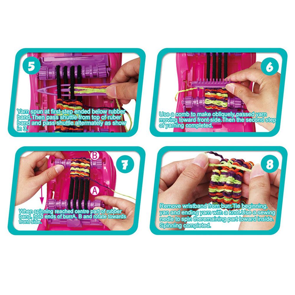 Машина для изготовления плетеных повязок на голову для девочек, DIY украшение для волос, детские развивающие игрушки