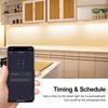 Tuya Zigbee LED Cabinet Light Bar Kit WiFi Алюминиевая трубчатая лента с регулируемой яркостью Кухонная полка Декор для шкафа Google Alexa Голосовое управление