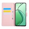 For Realme C65 4G Case Rose Flower PU Leather Wallet Phone Cover with 3 Card Slots