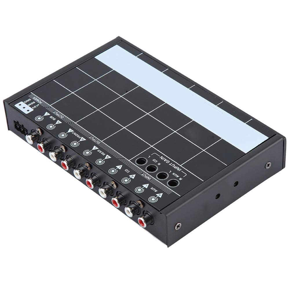 7 Band Graphic Equalizer, 1PCS Eye Anchor Car Audio Stereo EQ Equalizer with 7 Bands) Black)