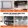 Garage Door Seals Bottom Rubber, U Shape +O Ring Garage Door Bottom Weather Seal with Pre-drilled Aluminum Track Retainer Kit, 16ft 5/16 inch T-ends