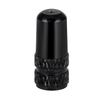 Bicycle French Valve Caps, Set of 10, Black, Aluminum Alloy, French Valve Adapter, Suitable for Cyclocross Bikes