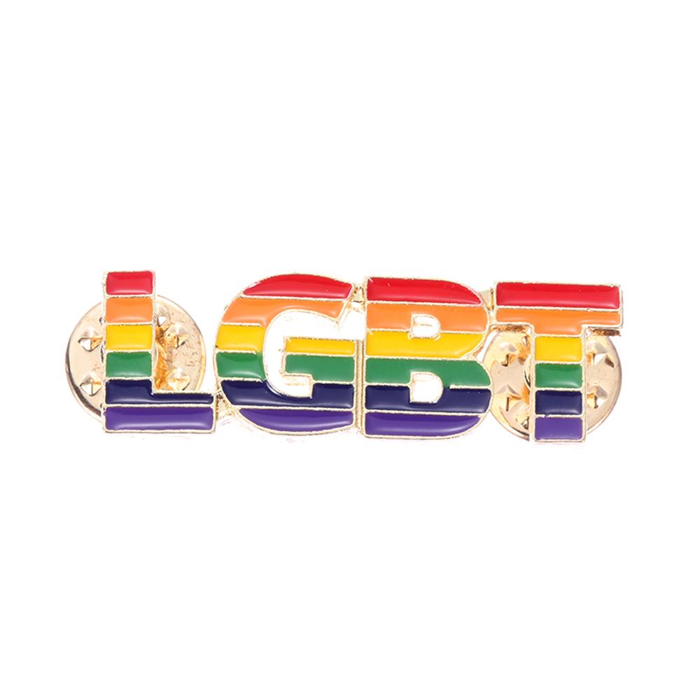 1Pc Small Pride Rainbow Flag Tinplate Badge Support Gay Lesbian Bisexual Transgender Symbol Pin Icons Brooch Jewelry Accessories