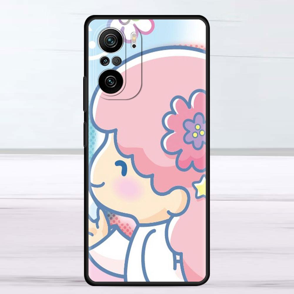 Милый чехол LittleTwinStars для Xiaomi Redmi Note 111 9S 10 9 8 7 9A 9C 9i K40 8T 10C 9T K50 силиконовый чехол для телефона