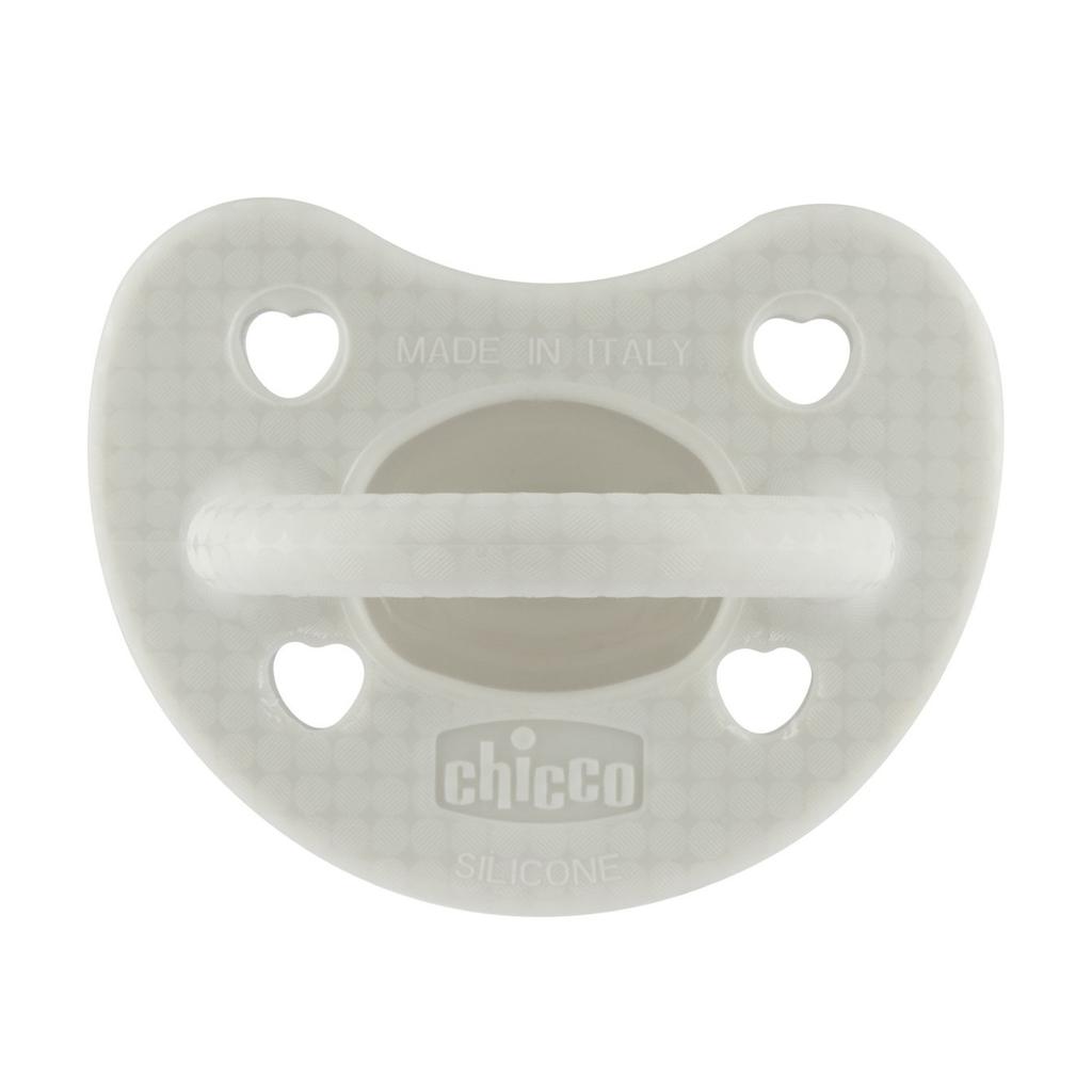 CHICCO 00073011380000 Pacifier PHYSIOFORMA LUXE 2-6M gray