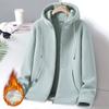 Plus Velvet Thick Sweater Autumn and Winter Casual Loose Outdoor Hooded Couple Lamb Fleece Jacket