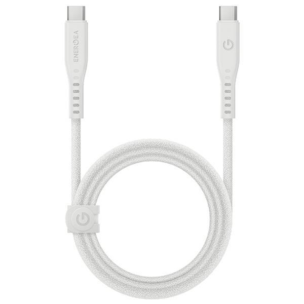 Kabel USB-C - USB-C ENERGEA 1.5m Szybkie ładowanie Biały