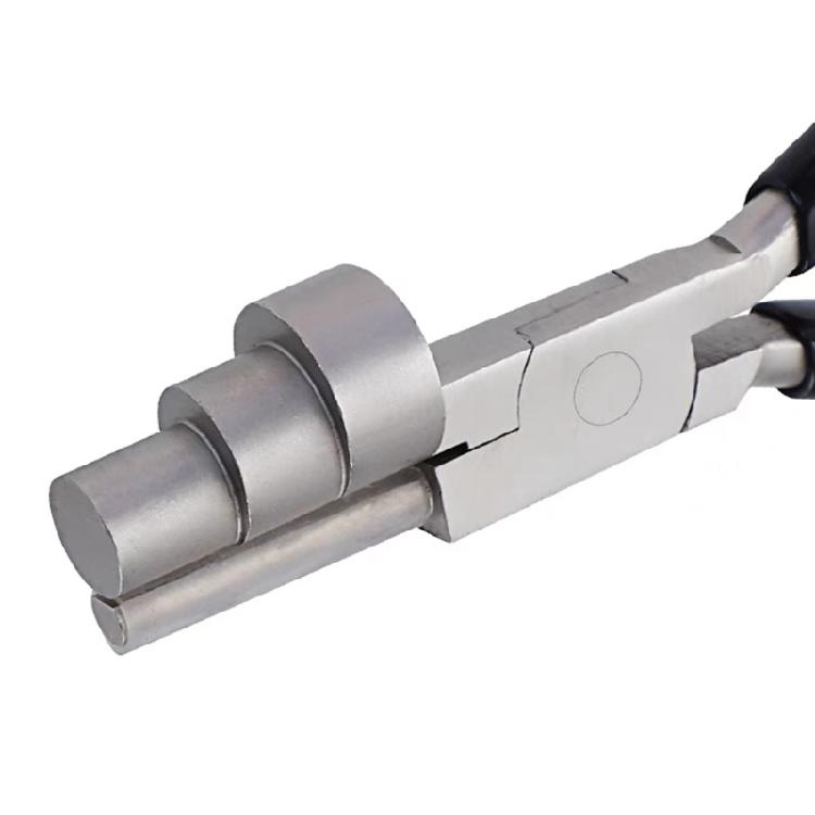 Удобный захват 6-дюймовые плоскогубцы с плоскими губками и круглыми губками для ювелирных изделий для мелких компонентов