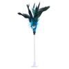 Funny Pet Cat Feather Bell Spring Suction Cup Elastic Playing Interactive Toy