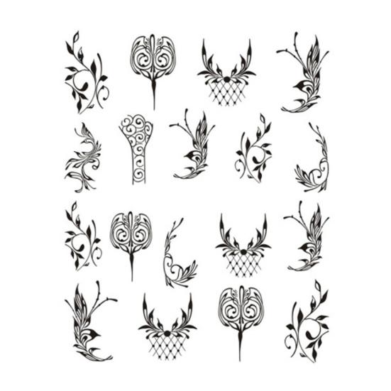 Наклейки аппликация для маникюра и дизайна ногтей