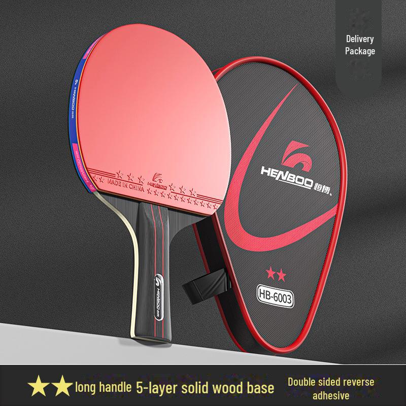 Professional Table Tennis Racket - One, Two, Three Star, Vertical/Horizontal for Training & Entertainment