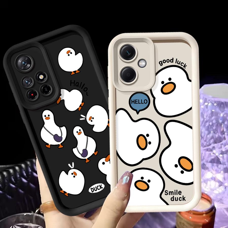 Стильный мультяшный чехол-утка для телефона Xiaomi Poco F8 C50 X3 NFC C51 X3 Pro C61