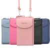 Women's Wallet Shoulder Mini Leather Bags Straps Mobile Phone Big Card Holders Wallet Handbag Money Pockets Girls