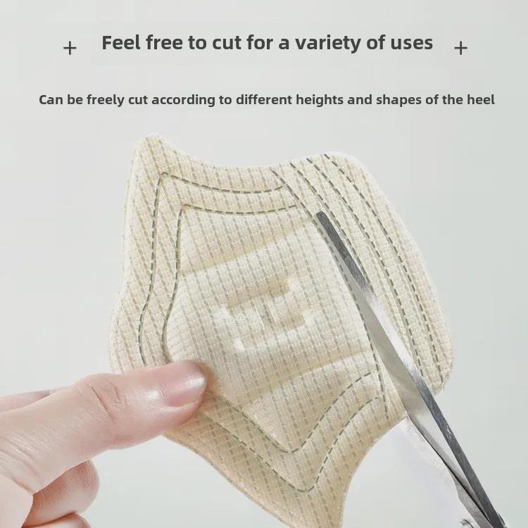 Самоклеящиеся наклейки на каблуки: Предотвращает износ и падение каблука, регулируется по размеру обуви