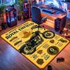 Ковер с тематикой мотоциклов Royal Enfield, подходит для гостиной, спальни, игровой комнаты, компьютерной комнаты и домашнего декора.