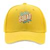 Birthday Squad Retro Block Letter De Sandwich Baseball Cap Sun Cap Outdoor Workouts Hat