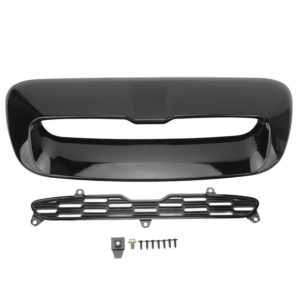 2PCS Front Engine Hood Vent Trim Bright Black Air Outlet Cover Replacement For BMW Mini Cooper S R56 R55 R57 R58 R59 Engine Trim