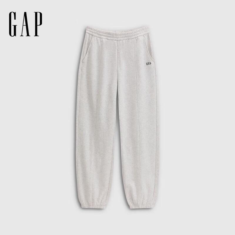 Gap Женские флисовые спортивные штаны с вышивкой логотипа, коллекция Осень 2025