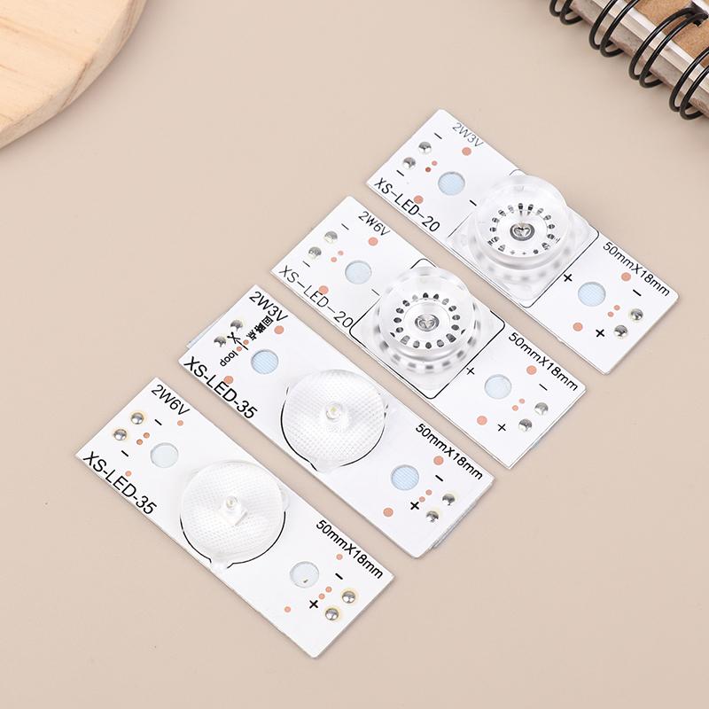 10 шт. 3 В 6 В 2 Вт лампы с оптическим фильтром Len для телевизора 24-108 дюймов универсальная светодиодная подсветка полосы телевизора ремонт простое обслуживание