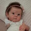 18 Inch Full Body Silicone Newborn Baby Girl Bettie Lifelike Reborn Baby Doll 3D Painted Skin Newborn Bettie Doll Toy