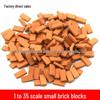 1:Миниатюрный кирпичный домик в масштабе 35, набор для самостоятельной сборки, микроландшафт