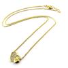 Les Trésors De Lily [N5371] - Gold Plated 'Love' Necklace