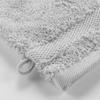 Gant de toilette - Elegante - Lot de 2 - 100% coton - 15 x 21 cm - Gris perle