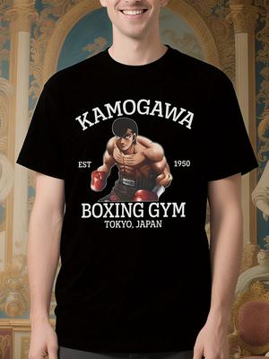 Футболка с изображением боксерского зала из аниме Hajime No Ippo - Боксерский клуб Камогава ...