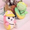 Cute Naughty Snake Plush Toy Backpack Couple Gift Keychain Bag Hanging Ornament Zodiac Mascot Doll