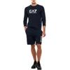 Emporio Armani Мужская футболка EA7 с логотипом, хлопковый джерси, круглый вырез, короткий рукав, топ 7M000900-AF10373-MB332