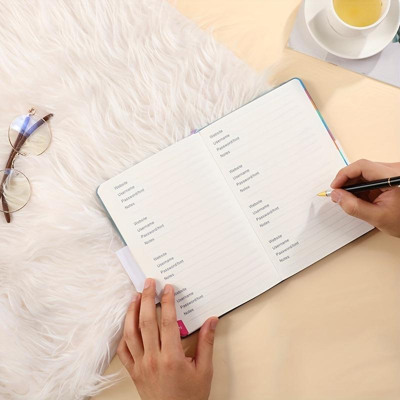 Блокнот с паролями формата А5 и алфавитными надписями, органайзер для ноутбука с паролями для компьютера, интернет-адреса, входа на сайт, офисные подарки