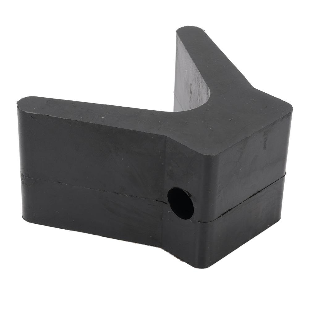 2PCS Rubber Trailer Boat Bow Stop 2 in Bow Stop Block Durable V Block Bow Stop Trailer Mounting