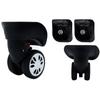 1 Pair A08 DIY Suitcase Luggage Replacement Casters Swivel Repair Accessories Mute Roller Wheels for Travel Bag